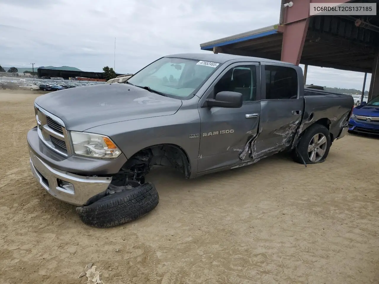 2012 Dodge Ram 1500 Slt VIN: 1C6RD6LT2CS137185 Lot: 47652465