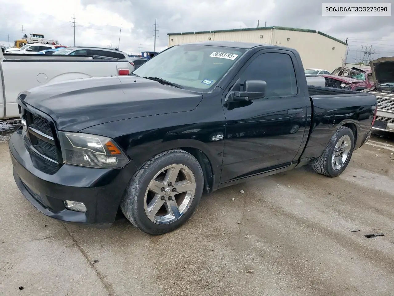 2012 Dodge Ram 1500 St VIN: 3C6JD6AT3CG273090 Lot: 50933795