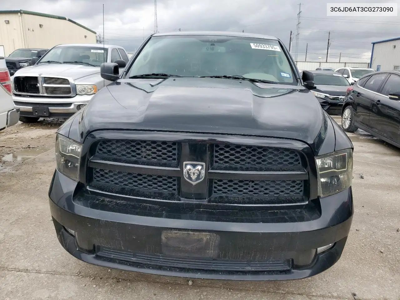 2012 Dodge Ram 1500 St VIN: 3C6JD6AT3CG273090 Lot: 50933795