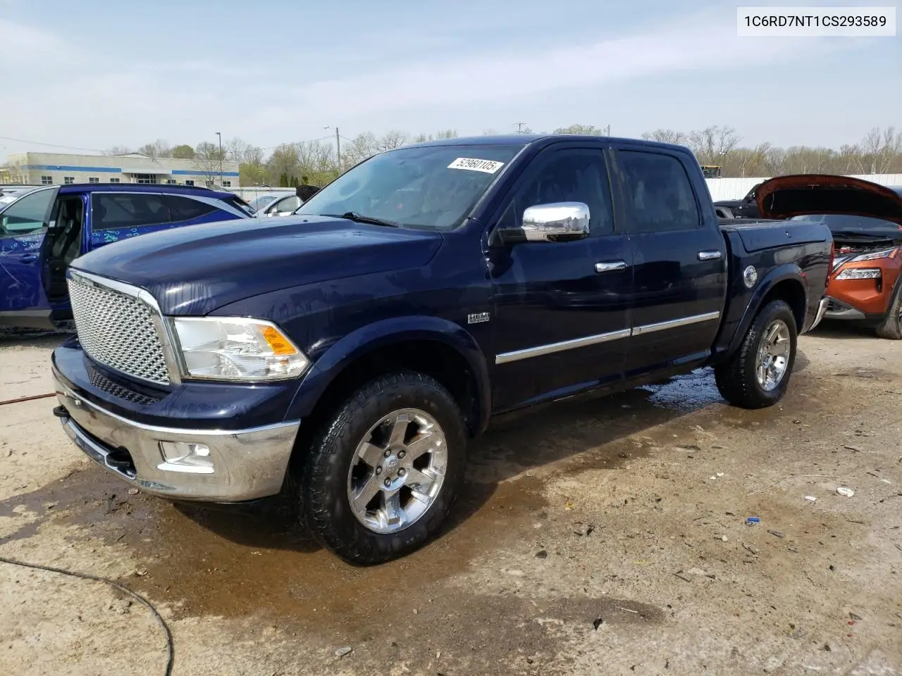 2012 Dodge Ram 1500 Laramie VIN: 1C6RD7NT1CS293589 Lot: 52960105