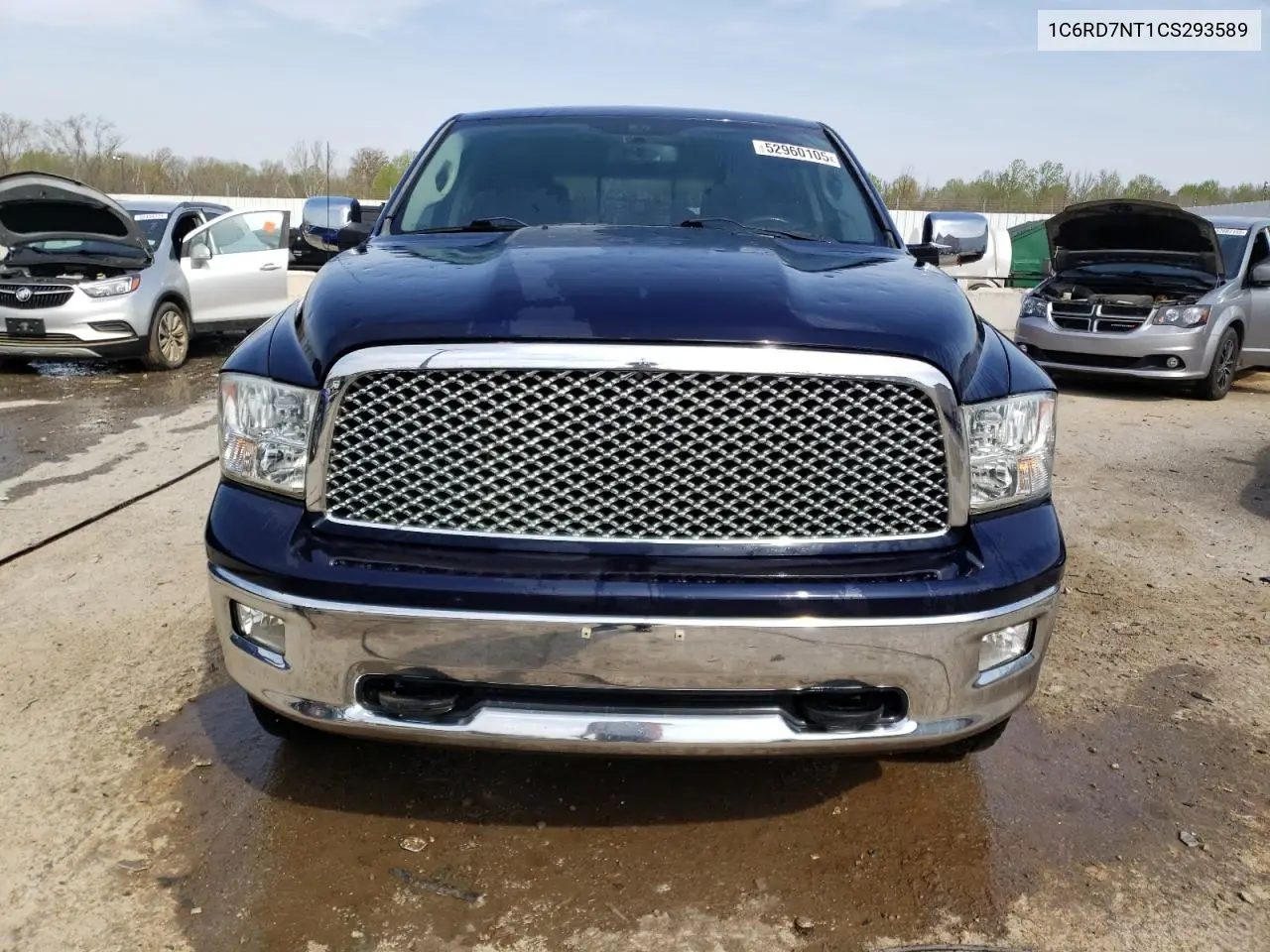 2012 Dodge Ram 1500 Laramie VIN: 1C6RD7NT1CS293589 Lot: 52960105