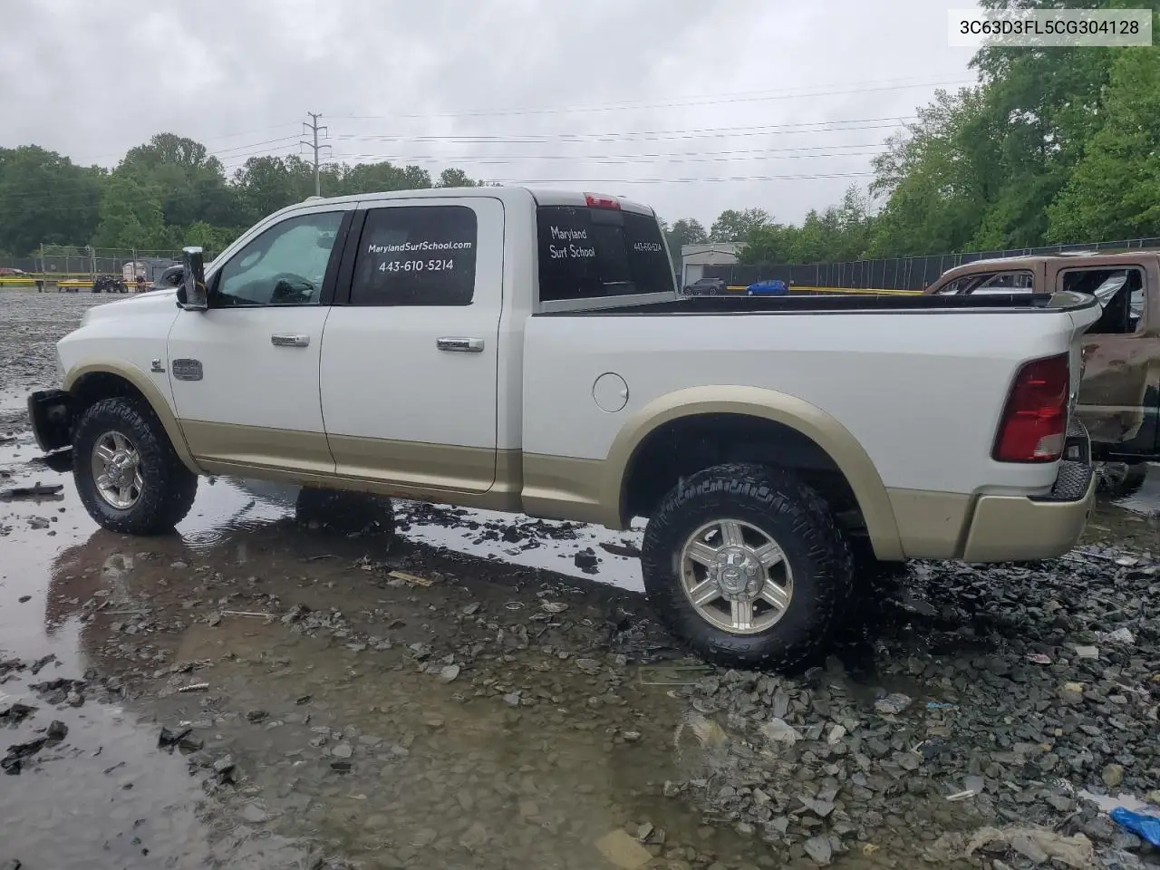 2012 Dodge Ram 3500 Longhorn VIN: 3C63D3FL5CG304128 Lot: 56590775