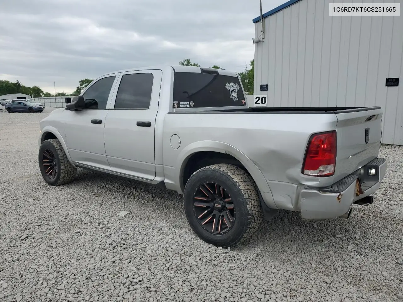 2012 Dodge Ram 1500 St VIN: 1C6RD7KT6CS251665 Lot: 56595265