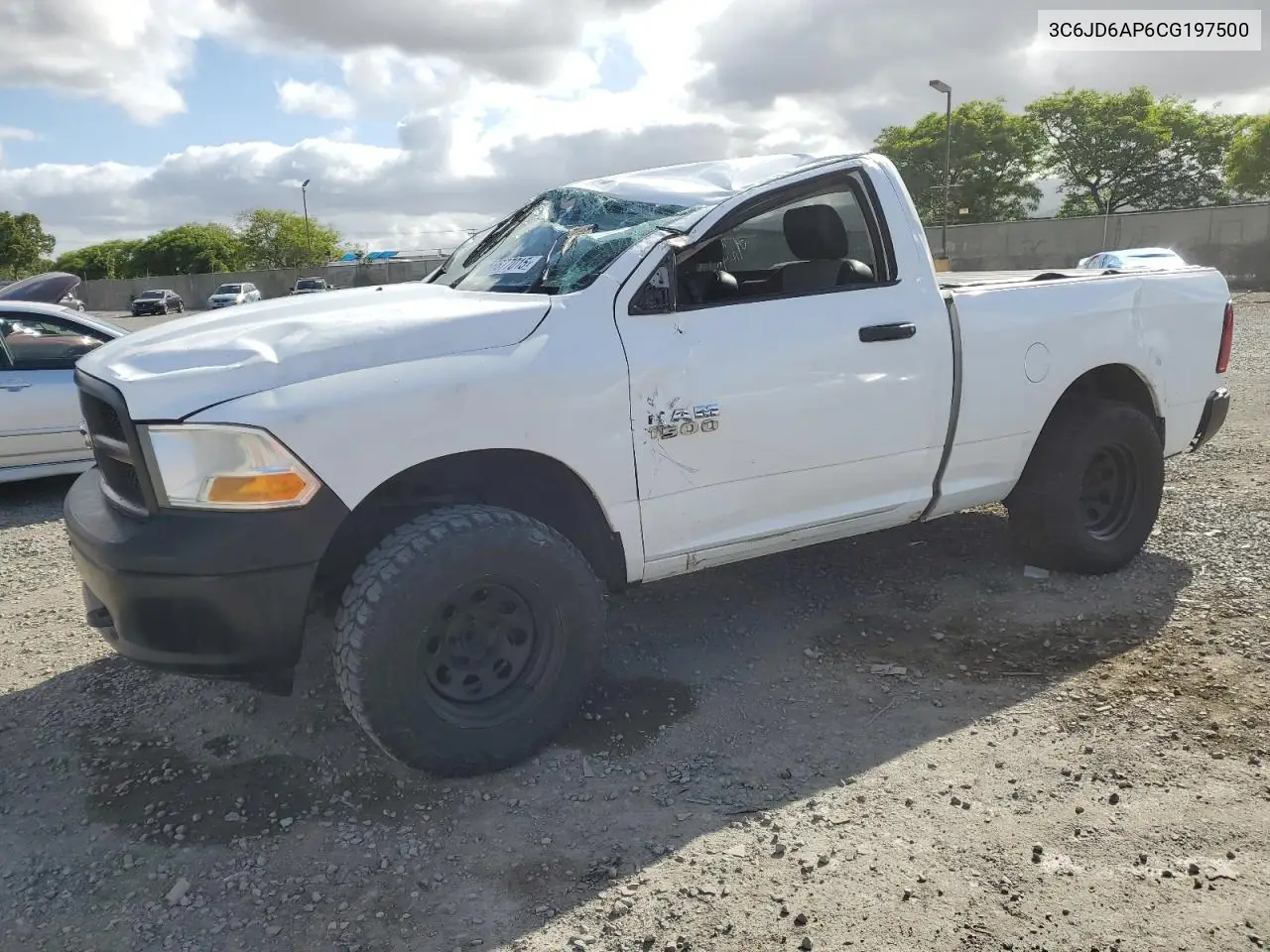 2012 Dodge Ram 1500 St VIN: 3C6JD6AP6CG197500 Lot: 56677015