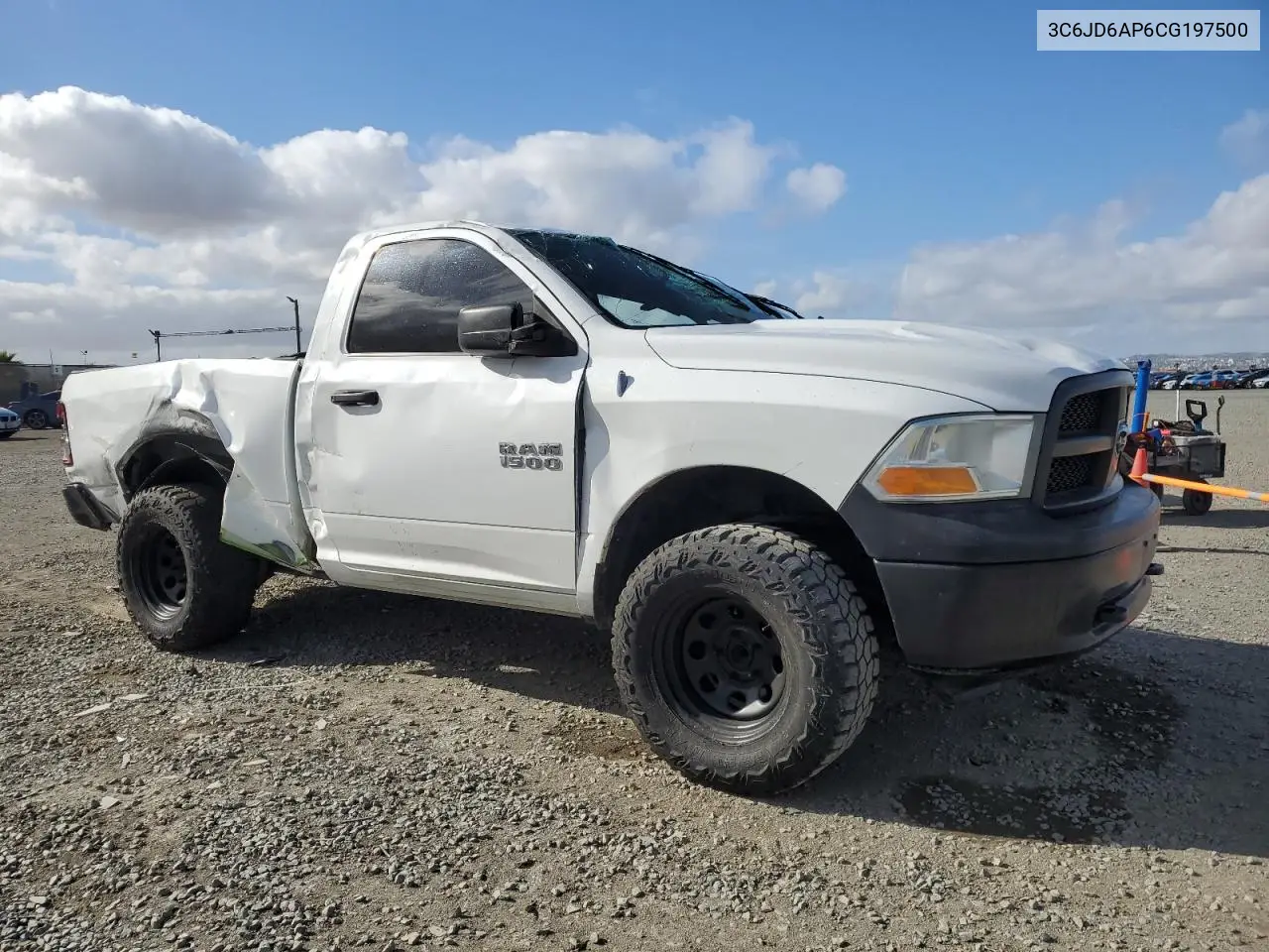 2012 Dodge Ram 1500 St VIN: 3C6JD6AP6CG197500 Lot: 56677015