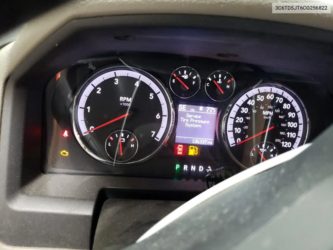 2012 Dodge Ram 2500 Slt VIN: 3C6TD5JT6CG256822 Lot: 56780455