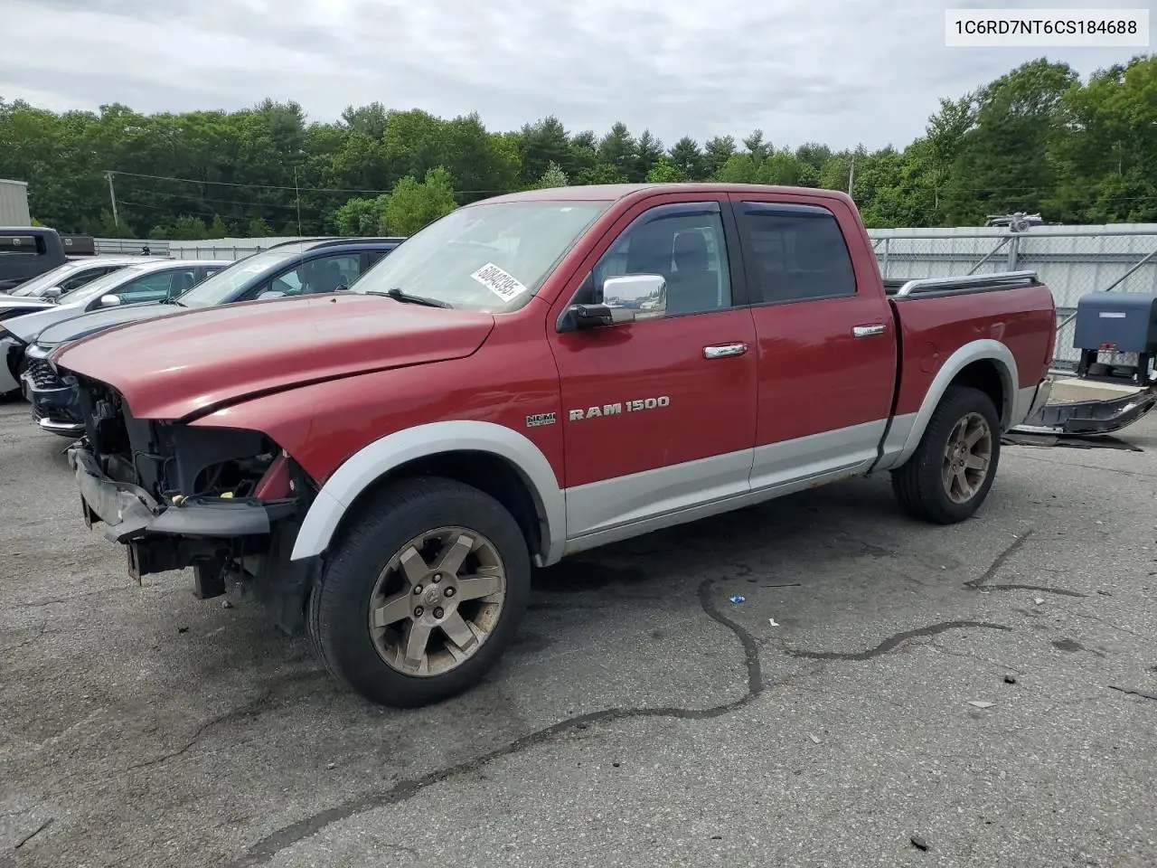2012 Dodge Ram 1500 Laramie VIN: 1C6RD7NT6CS184688 Lot: 60840395