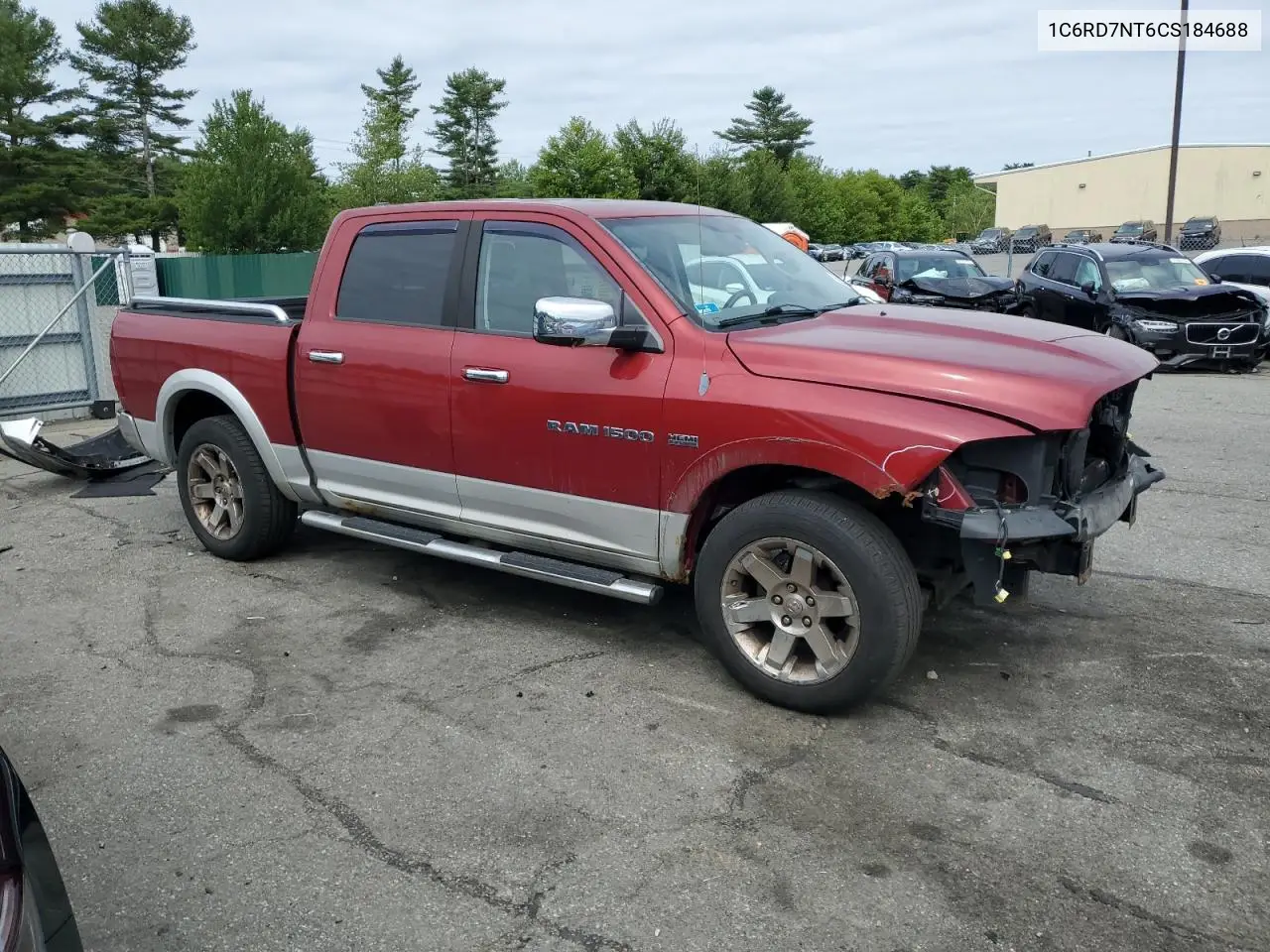 2012 Dodge Ram 1500 Laramie VIN: 1C6RD7NT6CS184688 Lot: 60840395