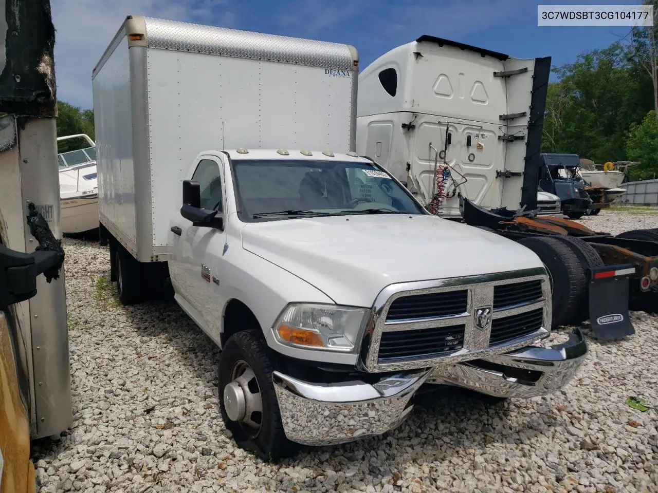 2012 Dodge Ram 3500 St VIN: 3C7WDSBT3CG104177 Lot: 61028465