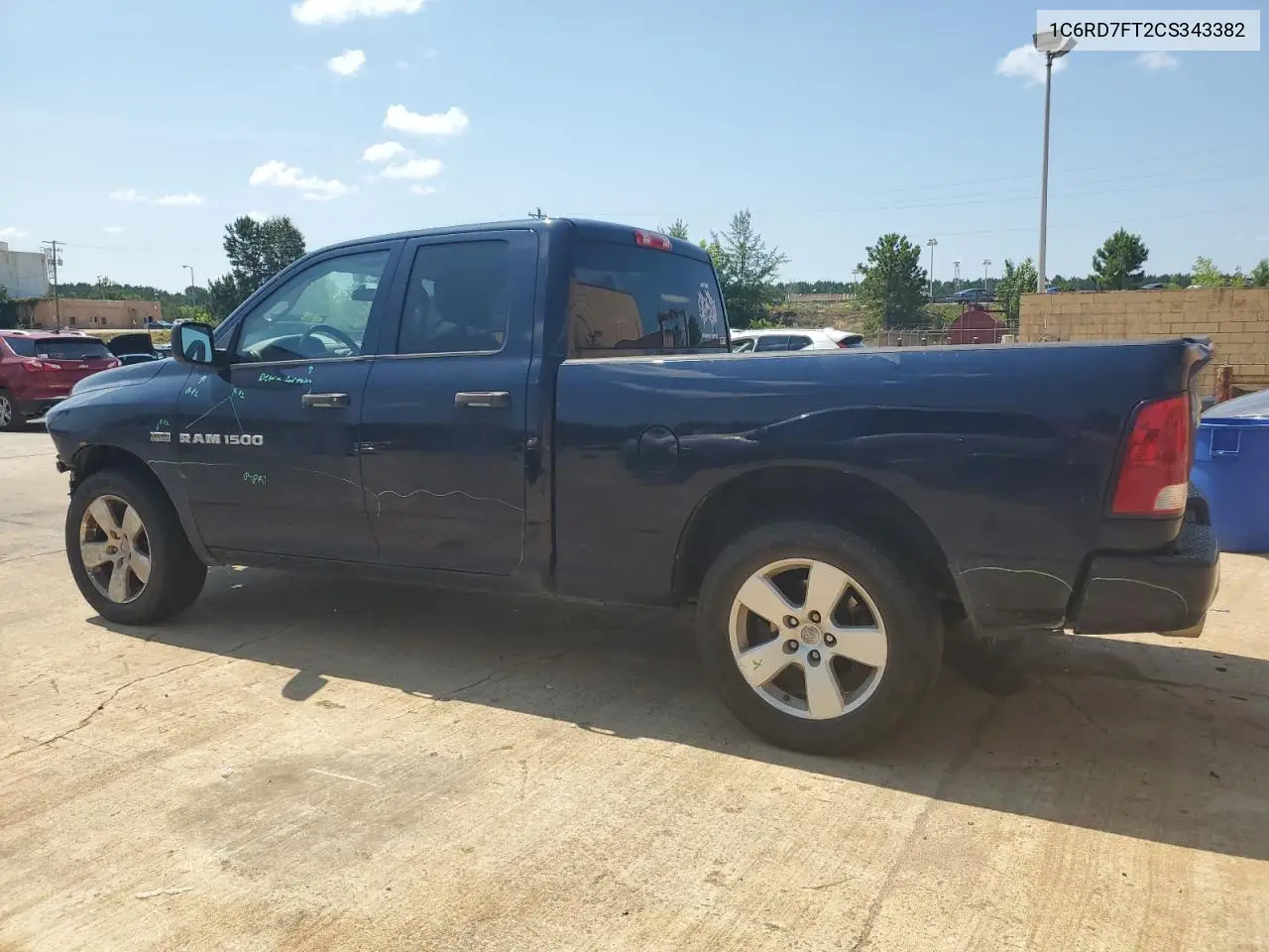 2012 Dodge Ram 1500 St VIN: 1C6RD7FT2CS343382 Lot: 61137675
