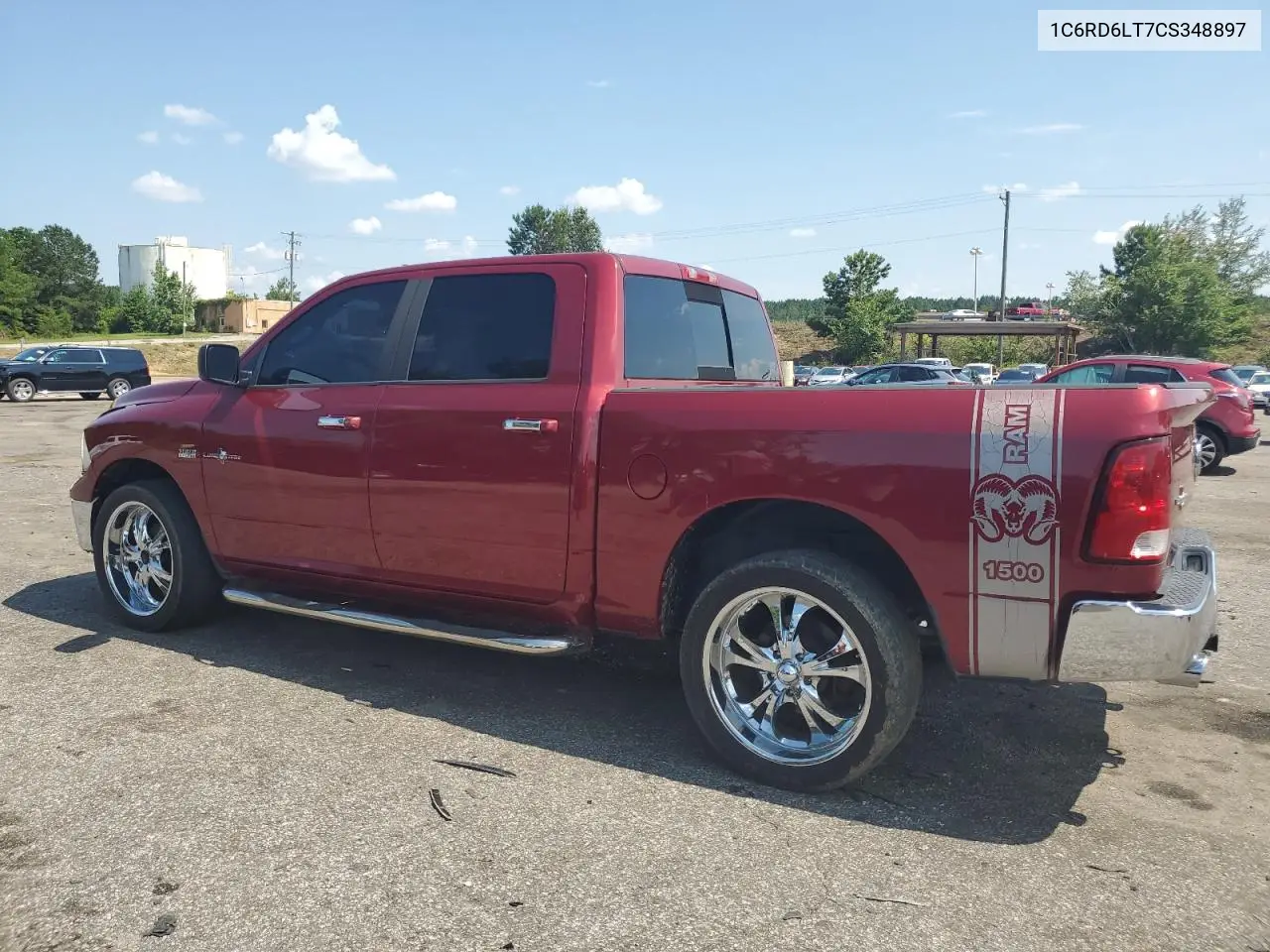 2012 Dodge Ram 1500 Slt VIN: 1C6RD6LT7CS348897 Lot: 61303515