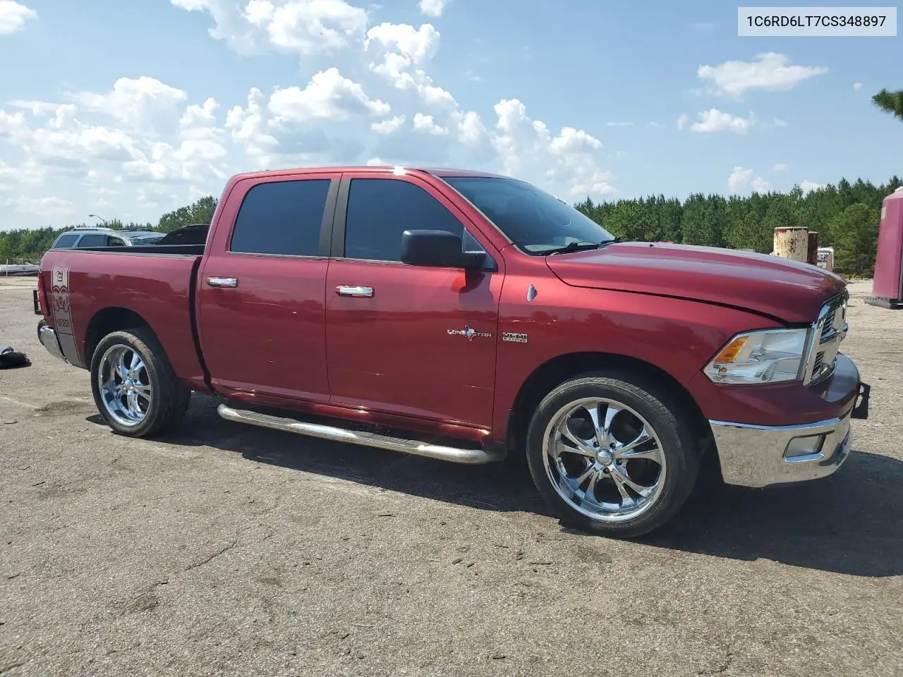 2012 Dodge Ram 1500 Slt VIN: 1C6RD6LT7CS348897 Lot: 61303515