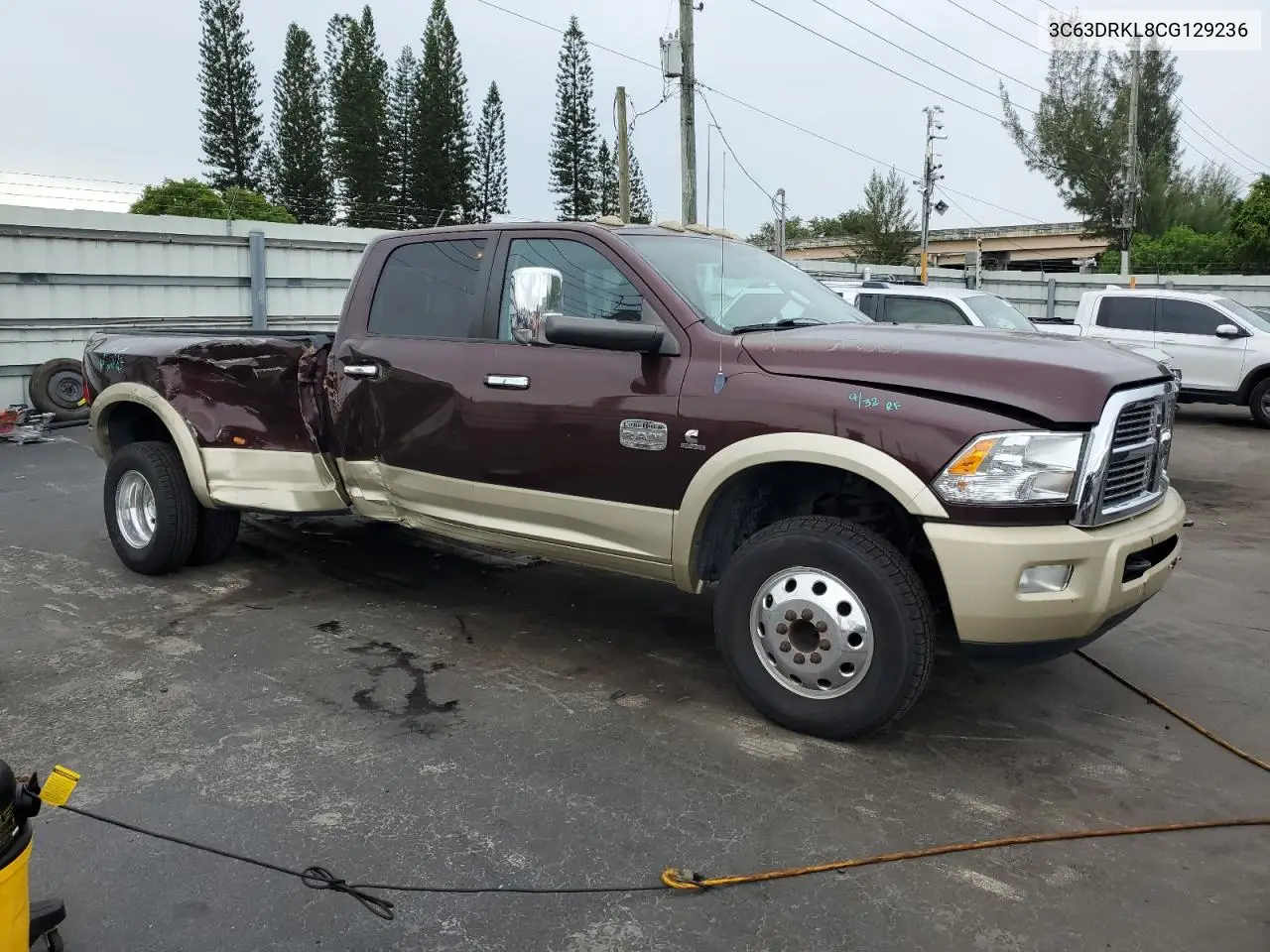 2012 Dodge Ram 3500 Longhorn VIN: 3C63DRKL8CG129236 Lot: 61392355