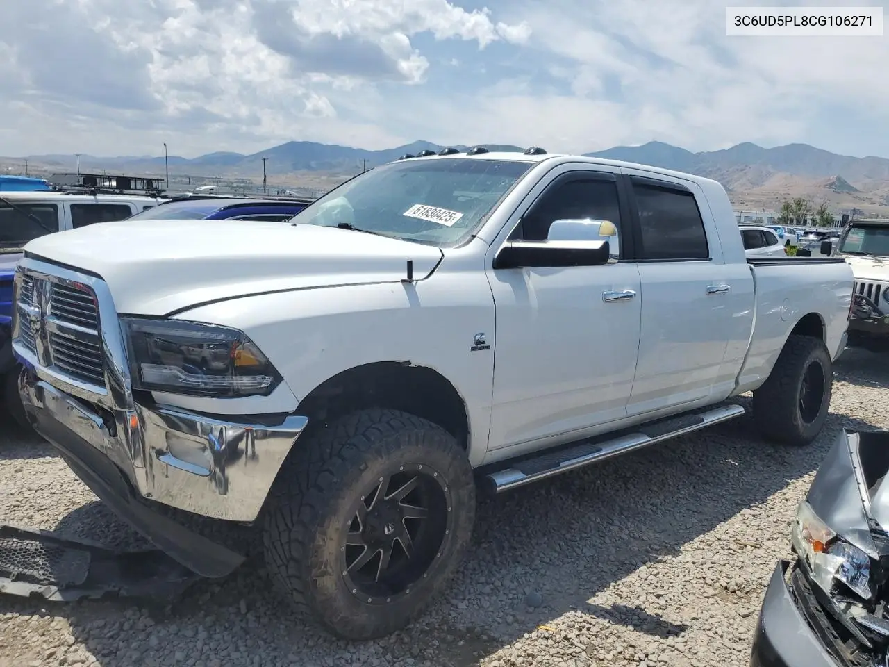2012 Dodge Ram 2500 Longhorn VIN: 3C6UD5PL8CG106271 Lot: 61830425