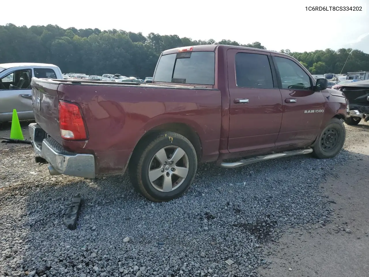 2012 Dodge Ram 1500 Slt VIN: 1C6RD6LT8CS334202 Lot: 61856965