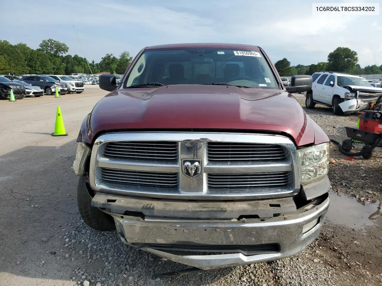 2012 Dodge Ram 1500 Slt VIN: 1C6RD6LT8CS334202 Lot: 61856965