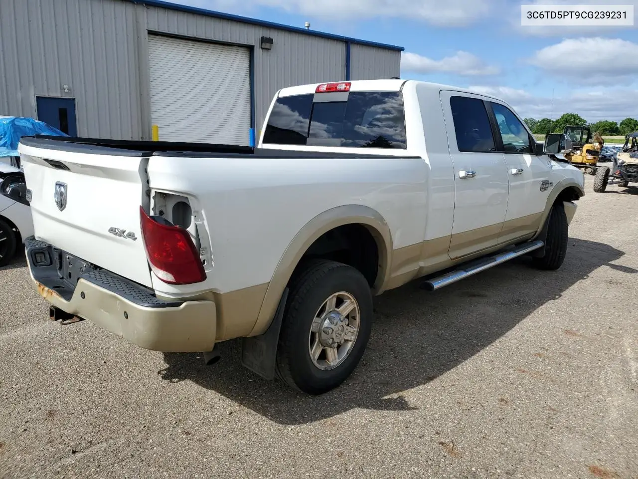2012 Dodge Ram 2500 Longhorn VIN: 3C6TD5PT9CG239231 Lot: 62463205