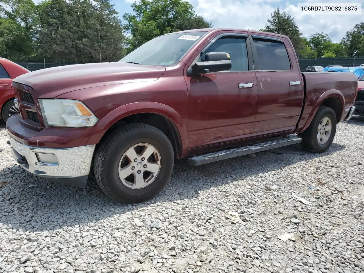 2012 Dodge Ram 1500 Slt VIN: 1C6RD7LT9CS216875 Lot: 62495145