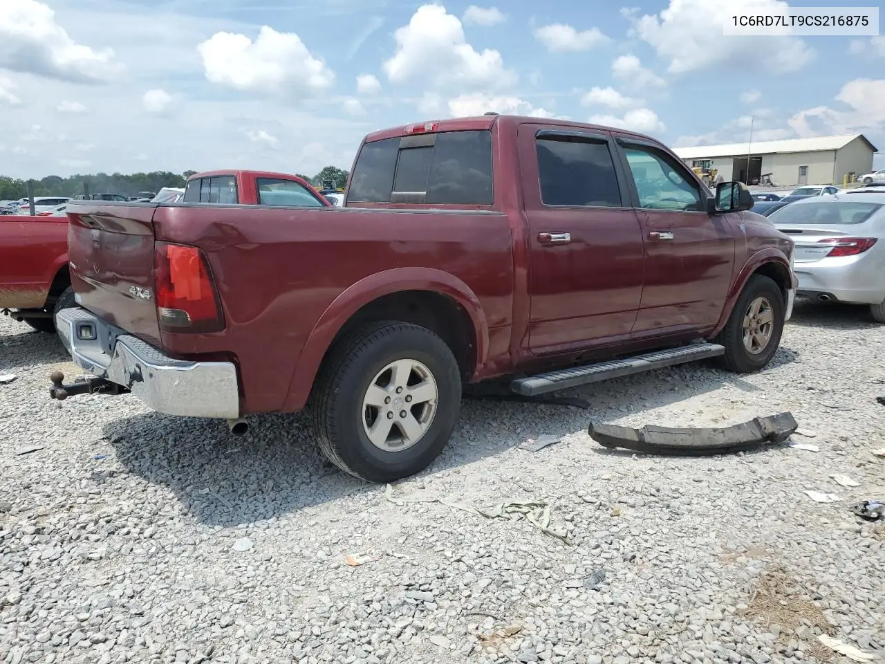 2012 Dodge Ram 1500 Slt VIN: 1C6RD7LT9CS216875 Lot: 62495145