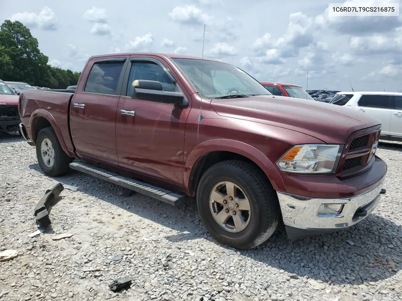 2012 Dodge Ram 1500 Slt VIN: 1C6RD7LT9CS216875 Lot: 62495145