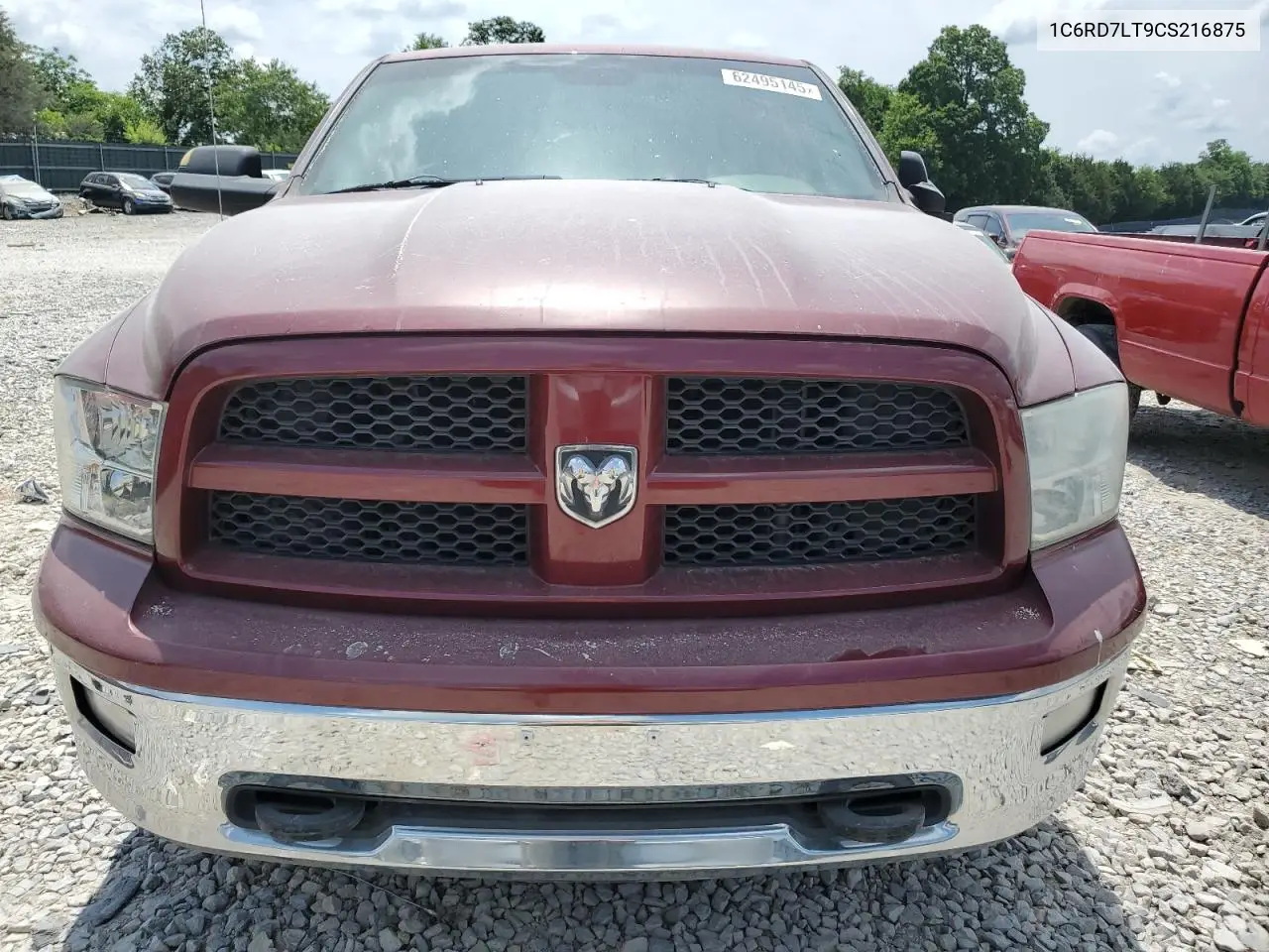 2012 Dodge Ram 1500 Slt VIN: 1C6RD7LT9CS216875 Lot: 62495145