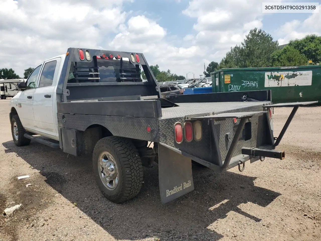 2012 Dodge Ram 2500 St VIN: 3C6TD5HT9CG291358 Lot: 62506305