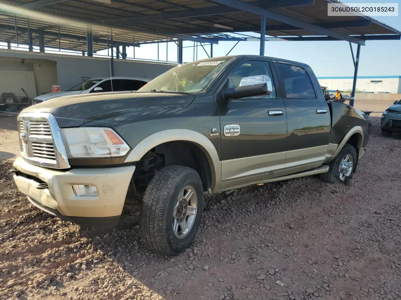 2012 Dodge Ram 2500 Longhorn VIN: 3C6UD5GL2CG185243 Lot: 62589355