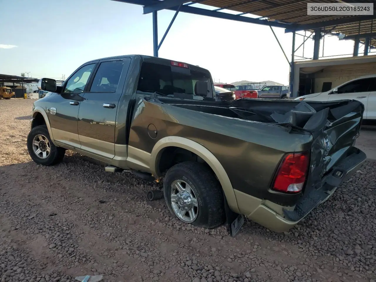 2012 Dodge Ram 2500 Longhorn VIN: 3C6UD5GL2CG185243 Lot: 62589355