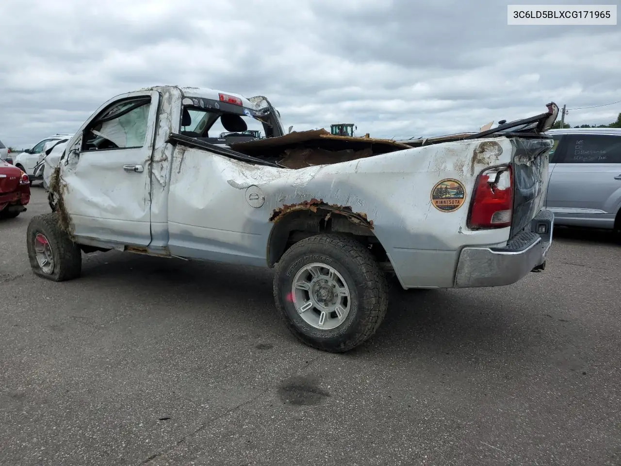 2012 Dodge Ram 2500 Slt VIN: 3C6LD5BLXCG171965 Lot: 62593565