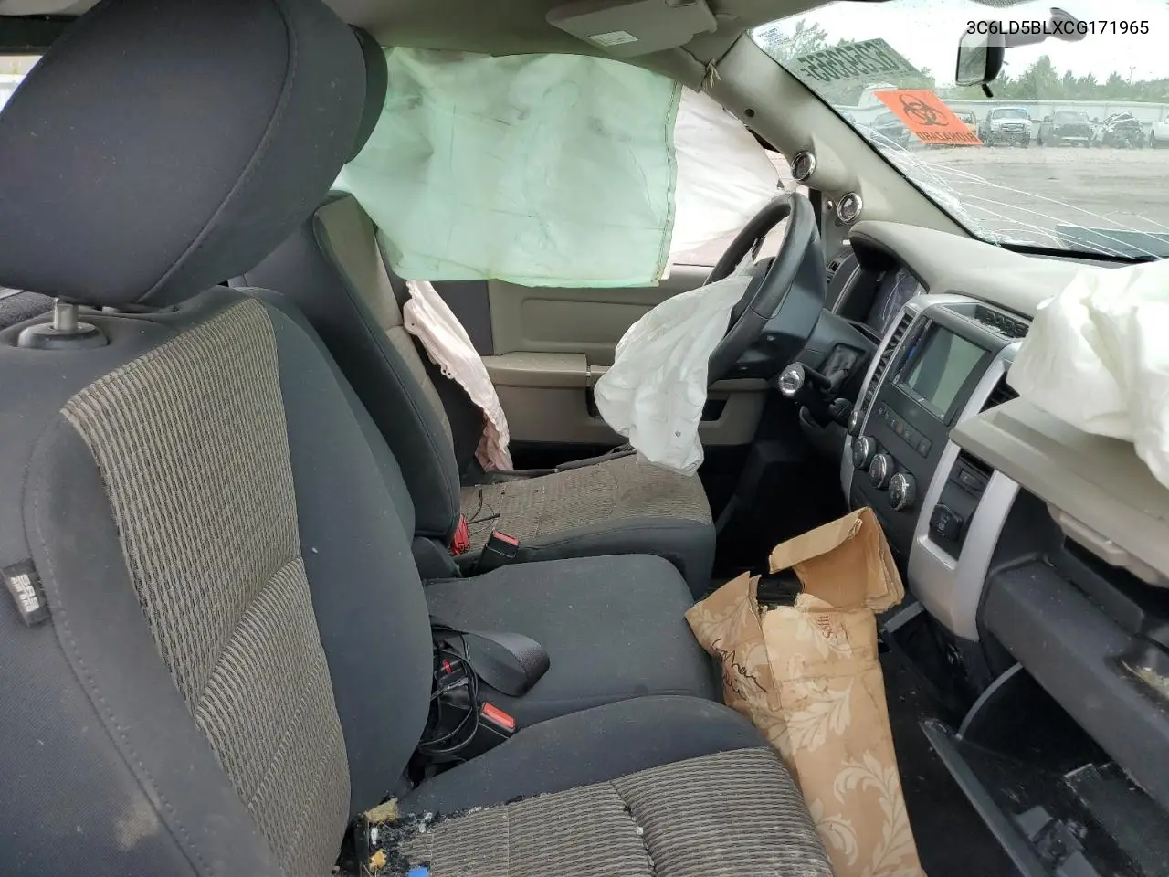 2012 Dodge Ram 2500 Slt VIN: 3C6LD5BLXCG171965 Lot: 62593565