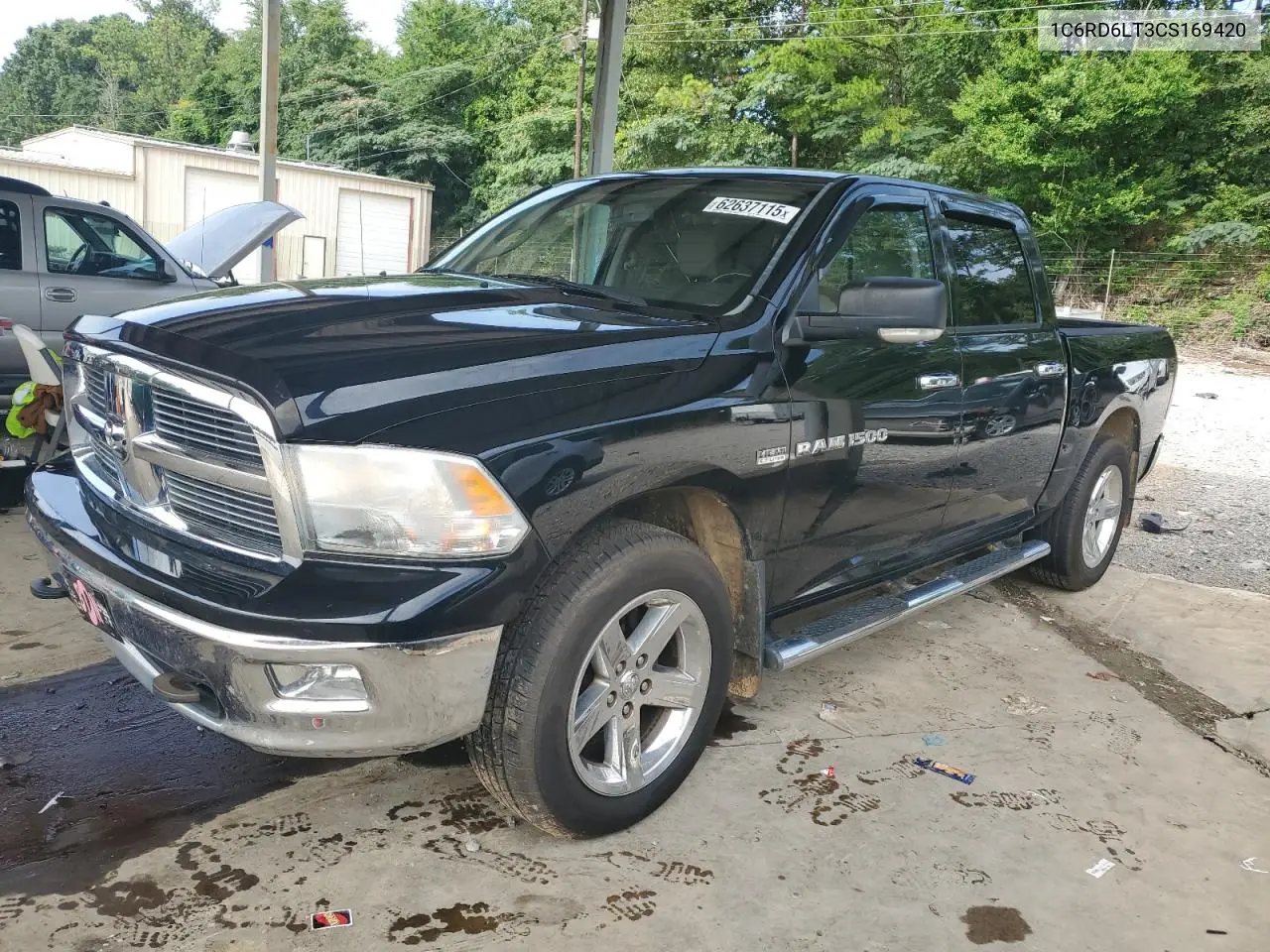 2012 Dodge Ram 1500 Slt VIN: 1C6RD6LT3CS169420 Lot: 62637115