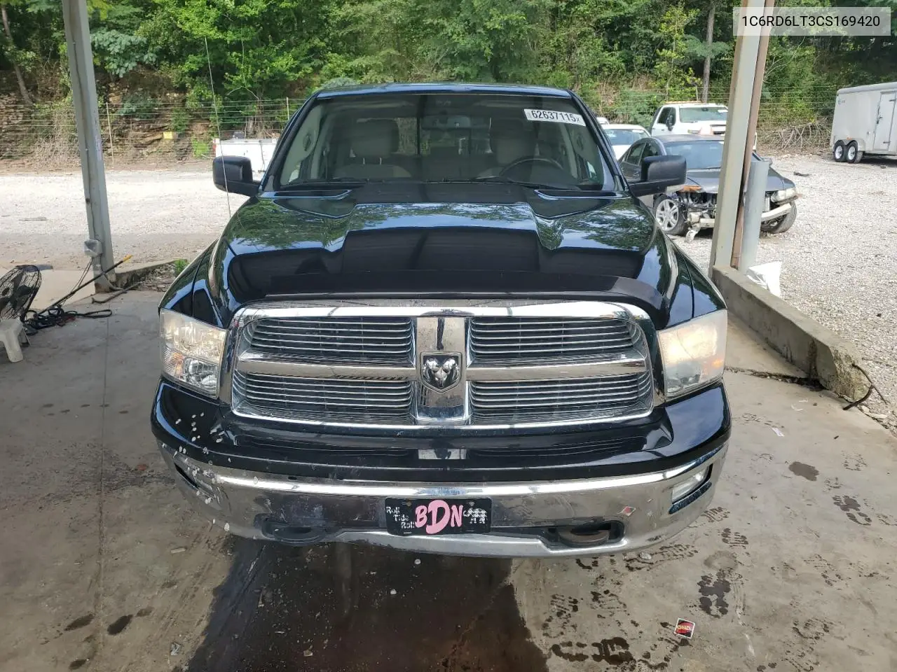 2012 Dodge Ram 1500 Slt VIN: 1C6RD6LT3CS169420 Lot: 62637115
