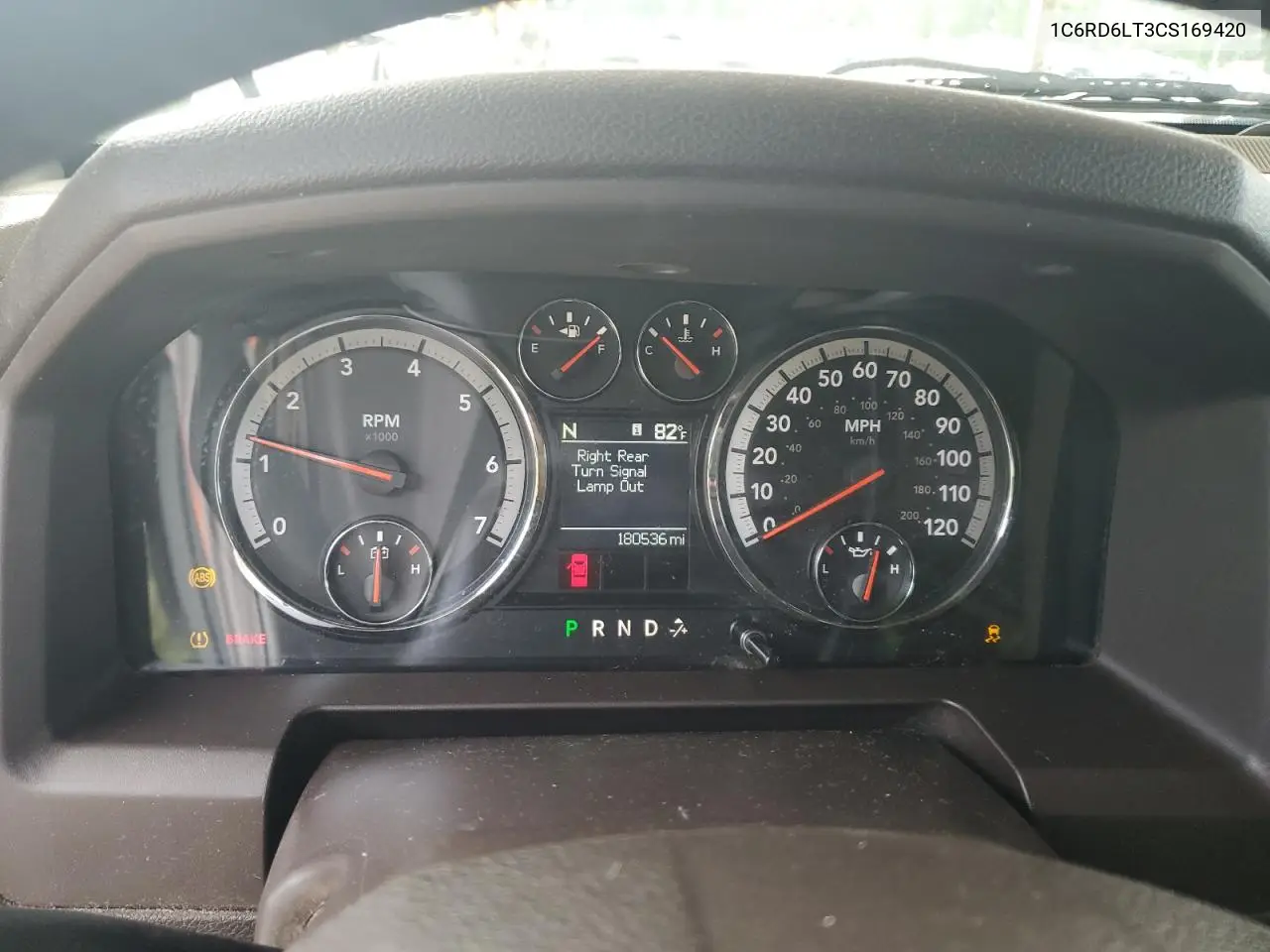 2012 Dodge Ram 1500 Slt VIN: 1C6RD6LT3CS169420 Lot: 62637115