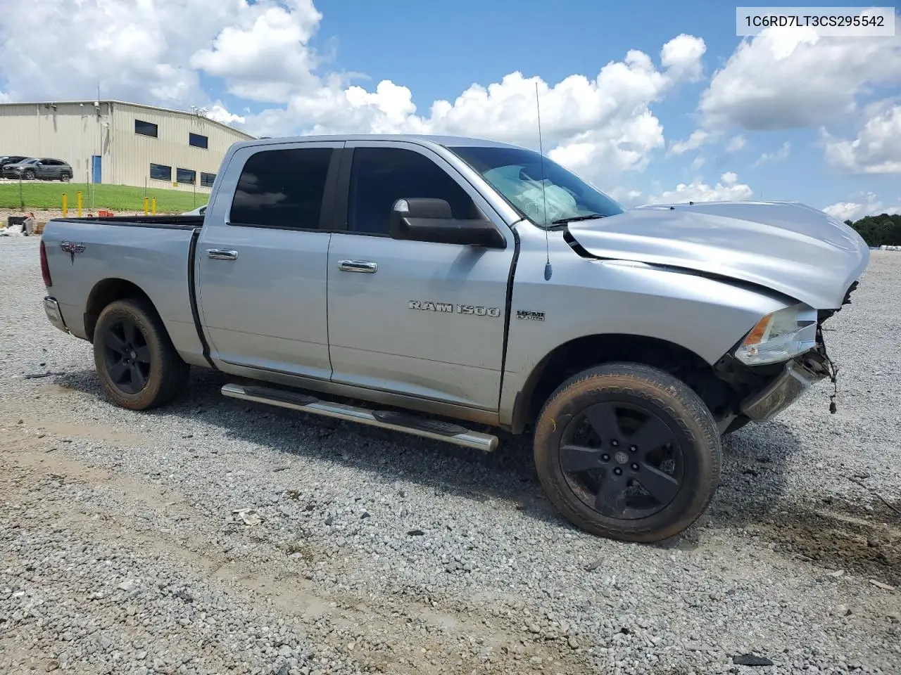 2012 Dodge Ram 1500 Slt VIN: 1C6RD7LT3CS295542 Lot: 62651655