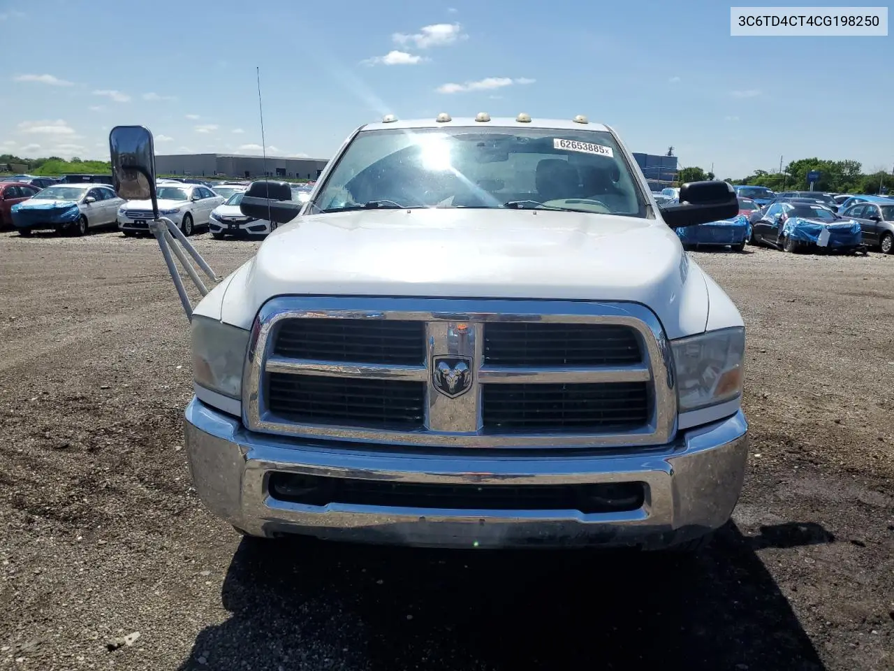 2012 Dodge Ram 2500 St VIN: 3C6TD4CT4CG198250 Lot: 62653885