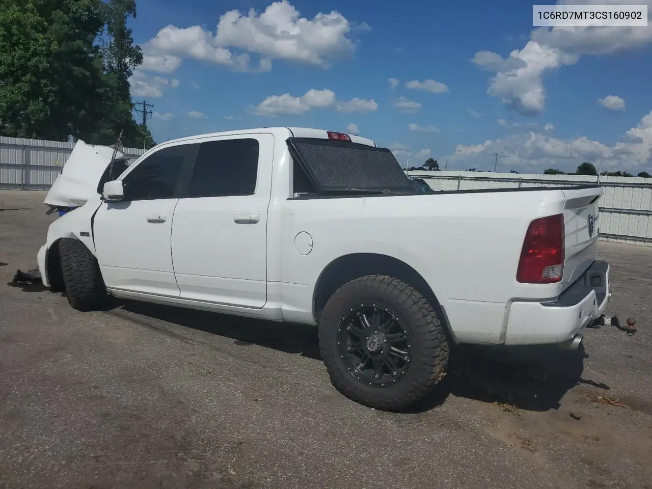 2012 Dodge Ram 1500 Sport VIN: 1C6RD7MT3CS160902 Lot: 62908065