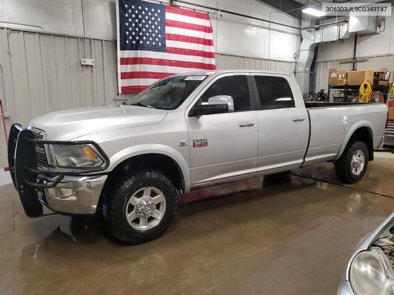 2012 Dodge Ram 3500 Laramie VIN: 3C63D3JL9CG343747 Lot: 62959205