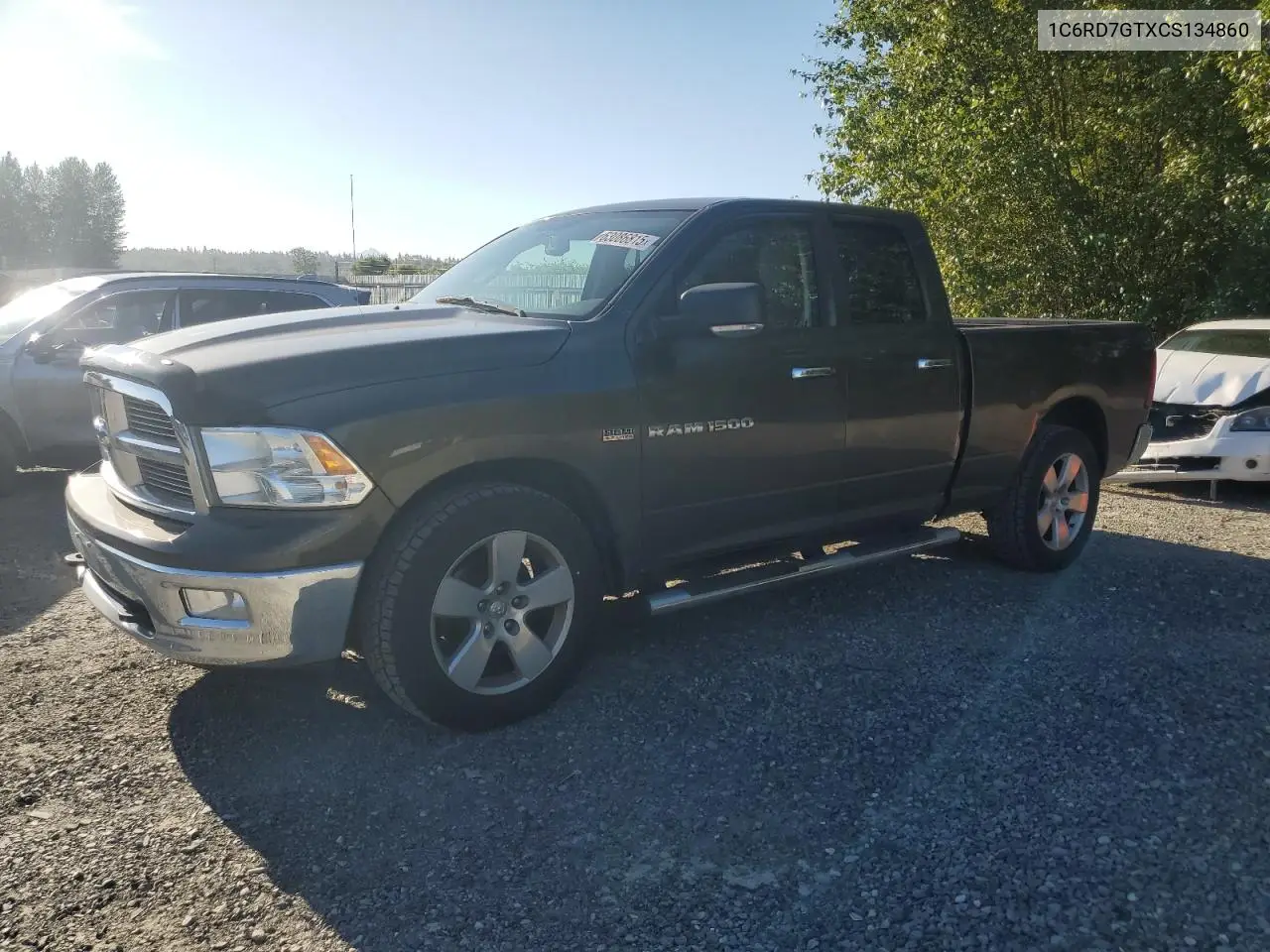 2012 Dodge Ram 1500 Slt VIN: 1C6RD7GTXCS134860 Lot: 63086815
