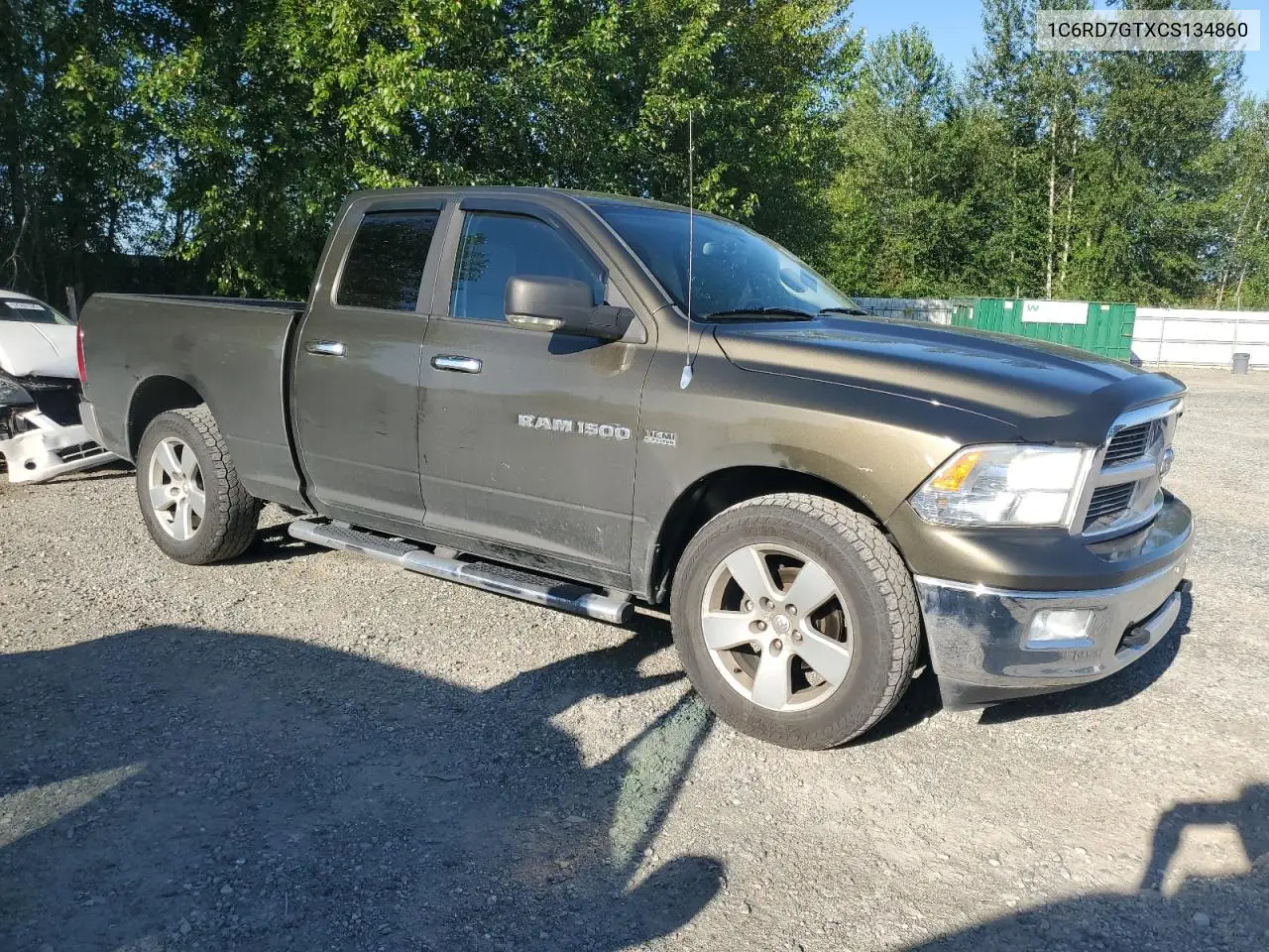 2012 Dodge Ram 1500 Slt VIN: 1C6RD7GTXCS134860 Lot: 63086815