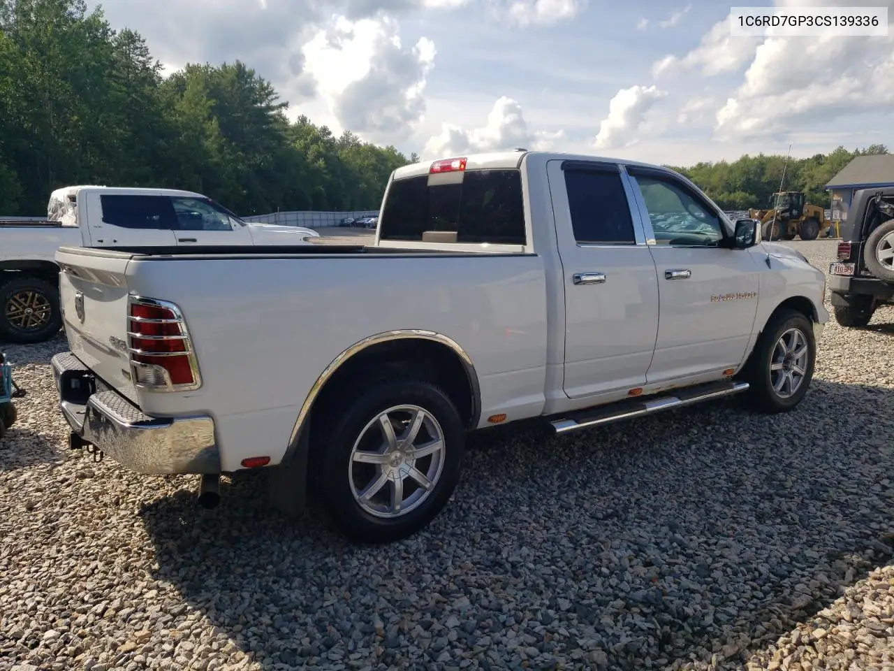 2012 Dodge Ram 1500 Slt VIN: 1C6RD7GP3CS139336 Lot: 63098825