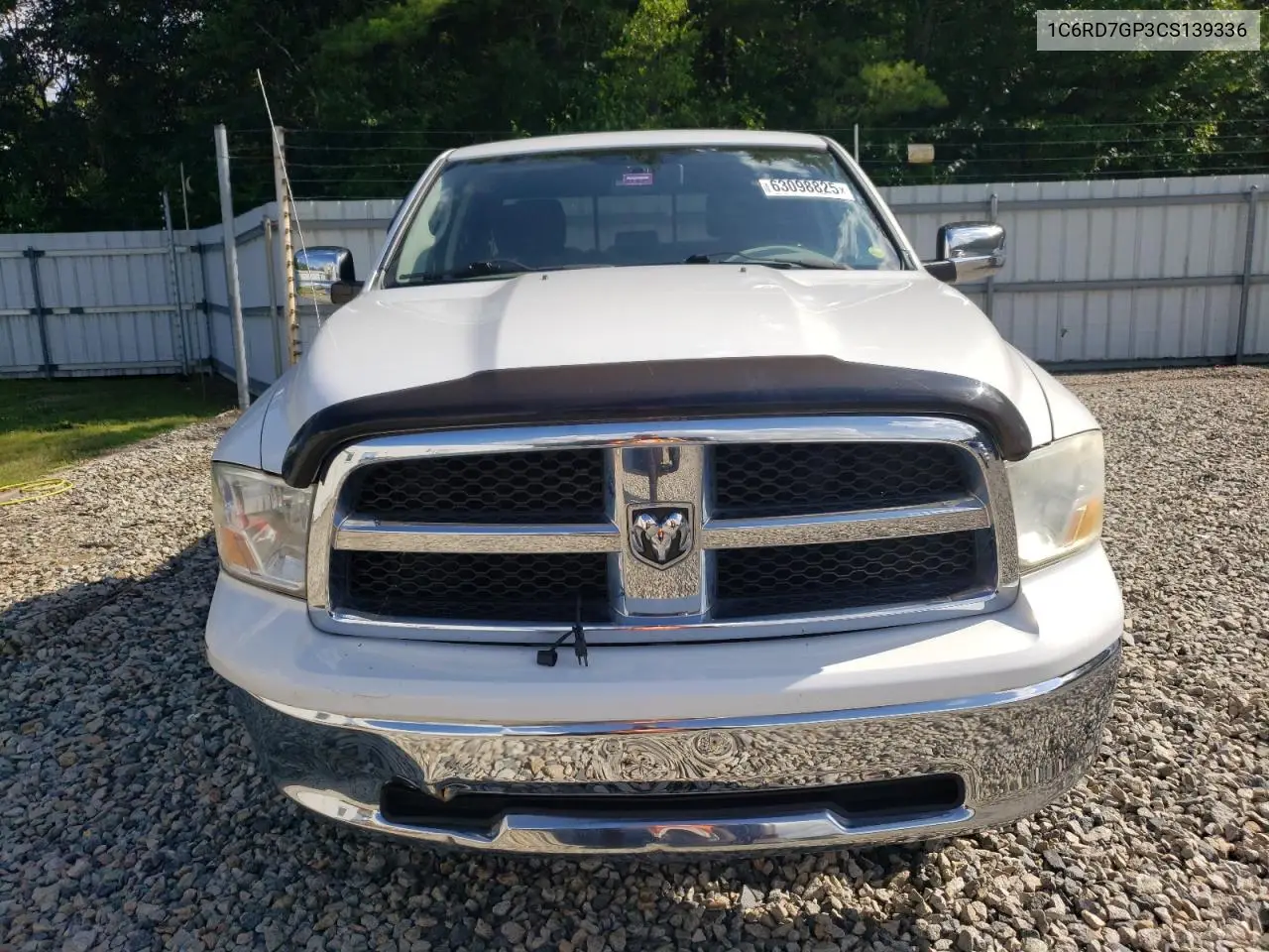 2012 Dodge Ram 1500 Slt VIN: 1C6RD7GP3CS139336 Lot: 63098825