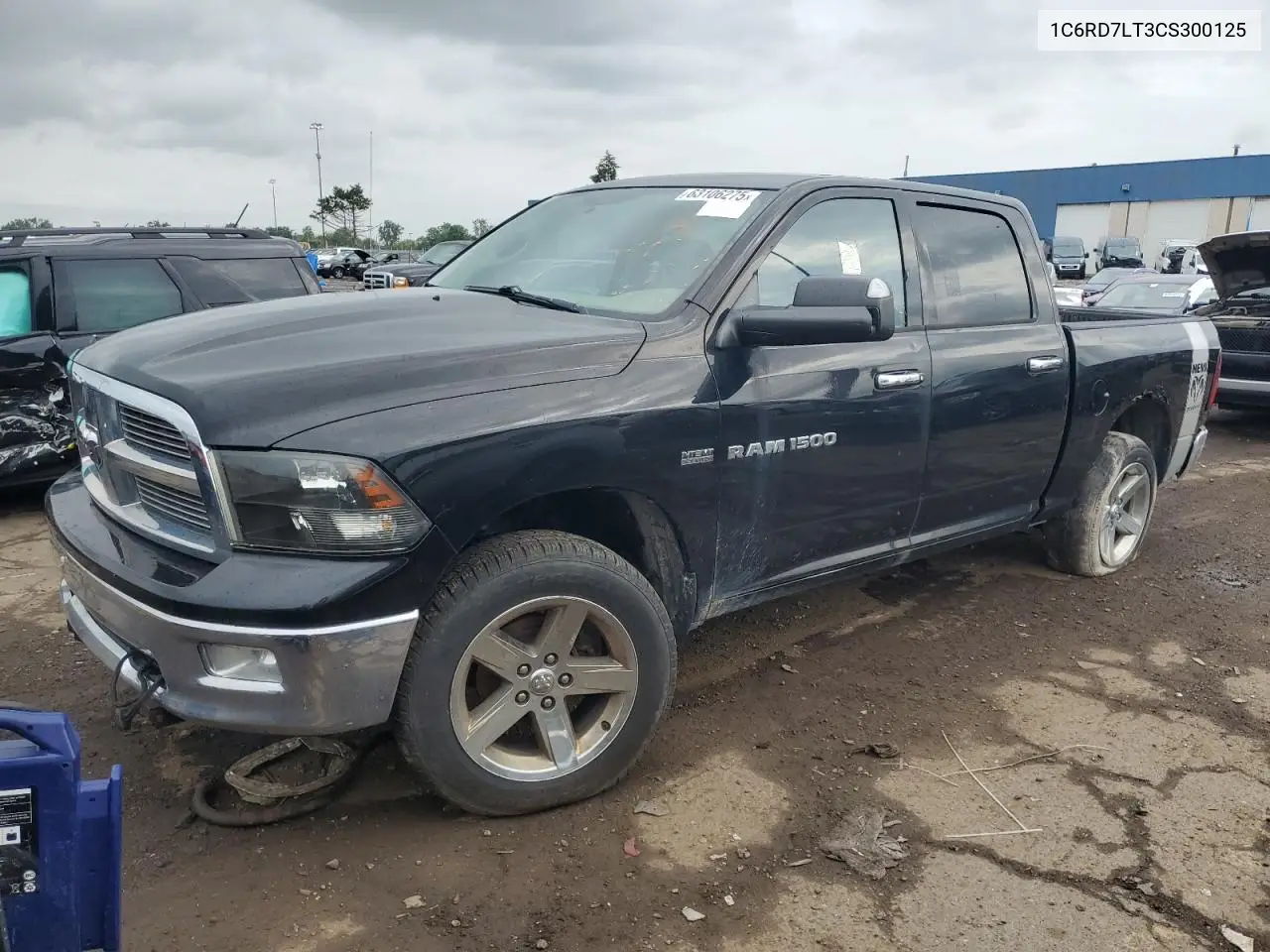 2012 Dodge Ram 1500 Slt VIN: 1C6RD7LT3CS300125 Lot: 63106275