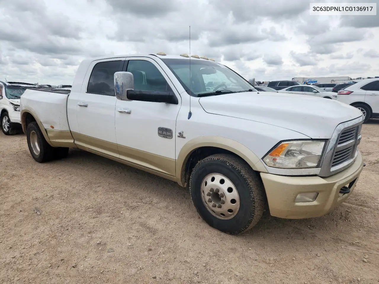 2012 Dodge Ram 3500 Longhorn VIN: 3C63DPNL1CG136917 Lot: 63214785