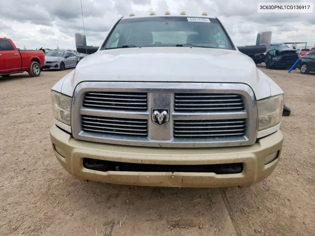 2012 Dodge Ram 3500 Longhorn VIN: 3C63DPNL1CG136917 Lot: 63214785