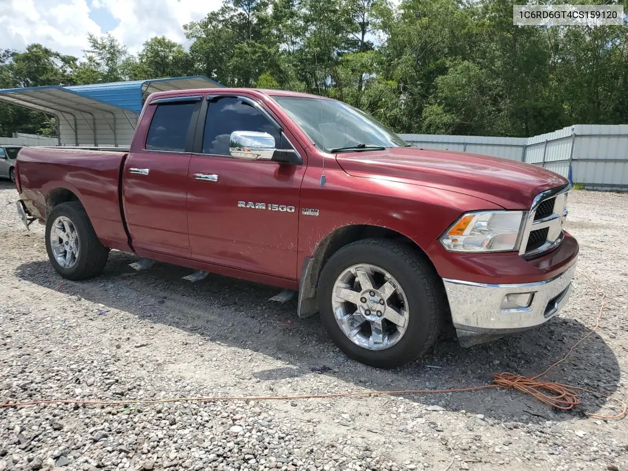 2012 Dodge Ram 1500 Slt VIN: 1C6RD6GT4CS159120 Lot: 63231575