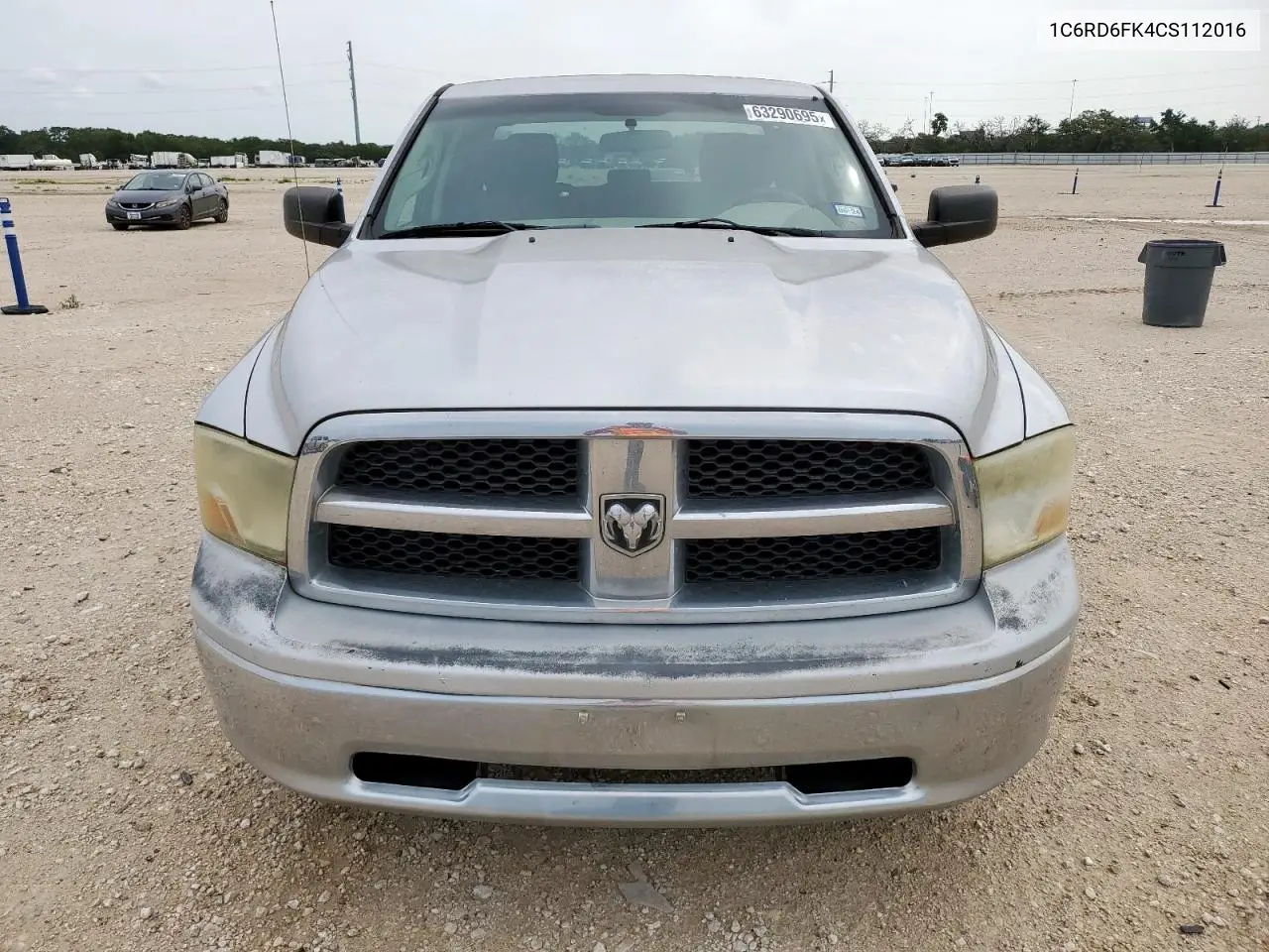 2012 Dodge Ram 1500 St VIN: 1C6RD6FK4CS112016 Lot: 63290695