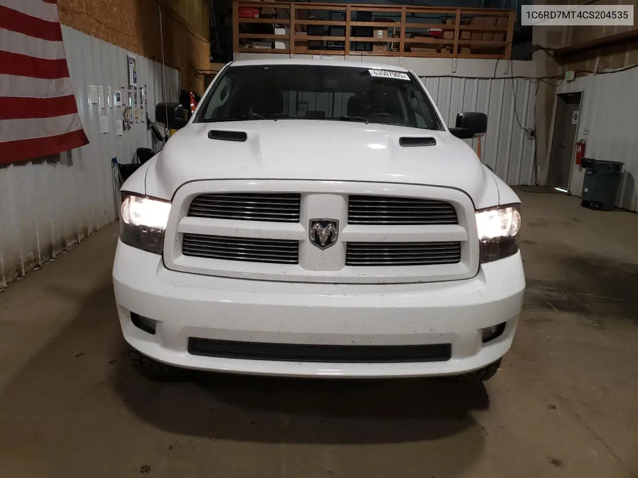 2012 Dodge Ram 1500 Sport VIN: 1C6RD7MT4CS204535 Lot: 63507905