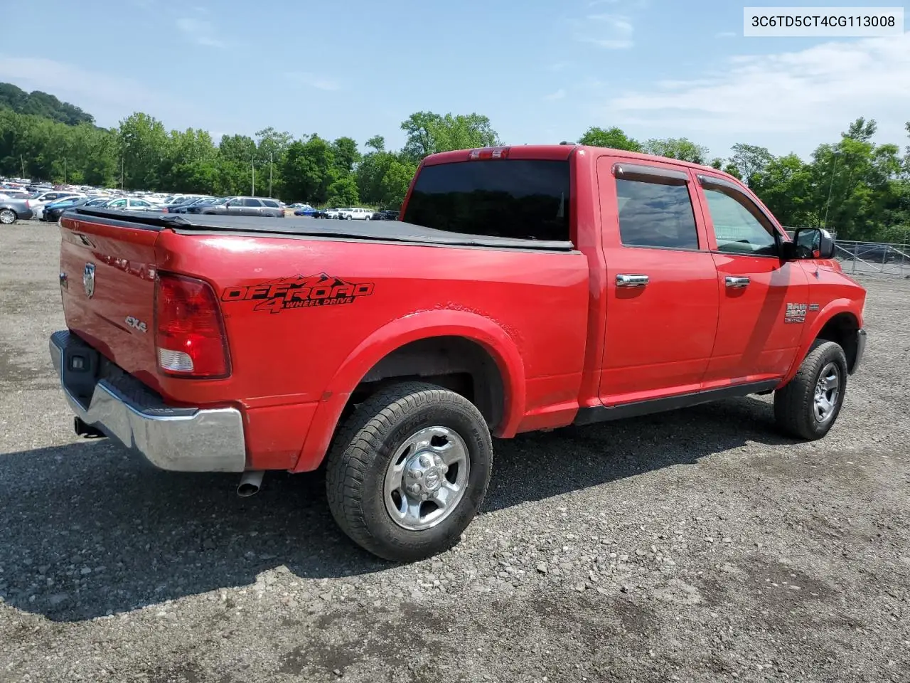 2012 Dodge Ram 2500 St VIN: 3C6TD5CT4CG113008 Lot: 63749555