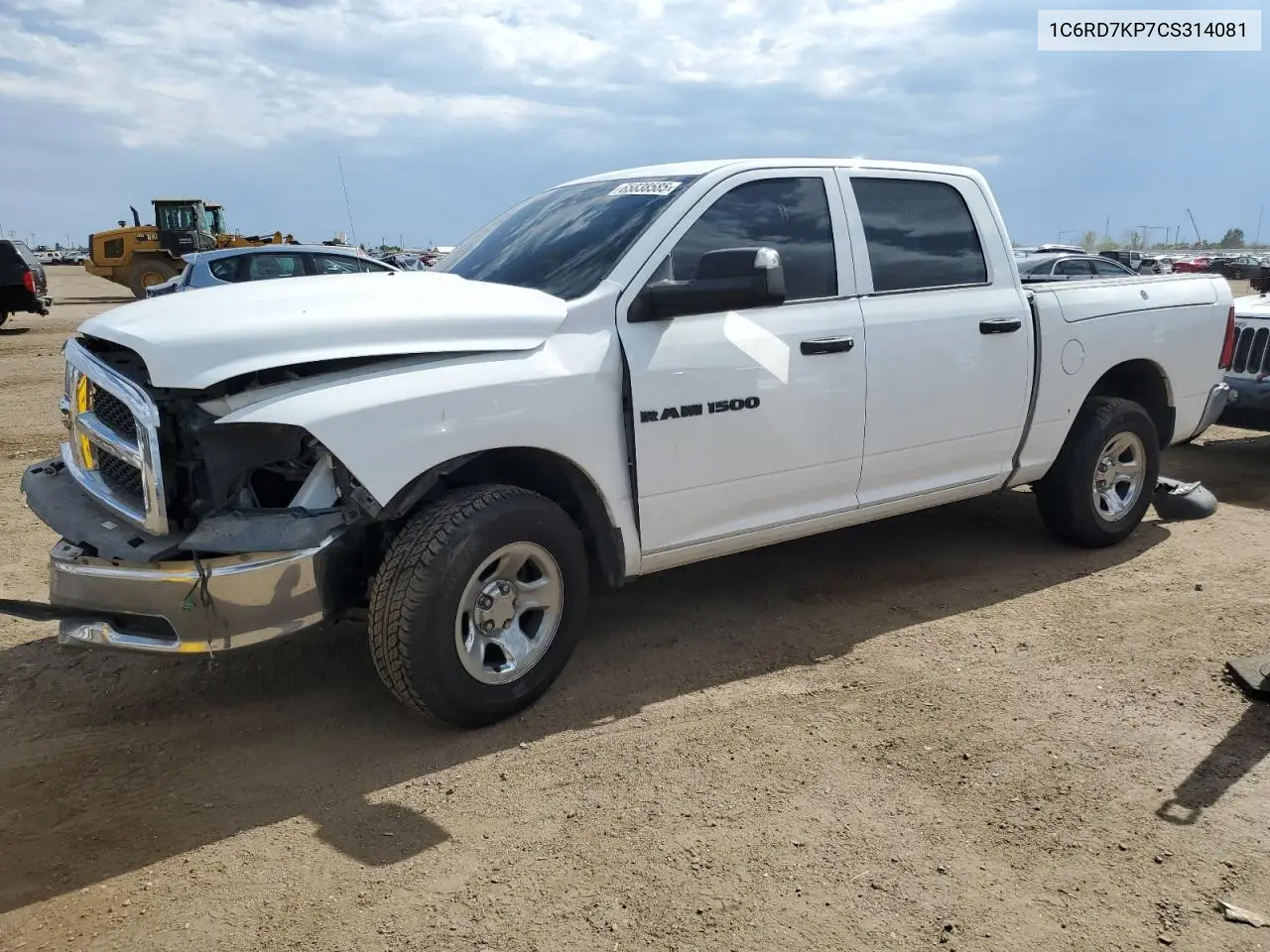 2012 Dodge Ram 1500 St VIN: 1C6RD7KP7CS314081 Lot: 65838585