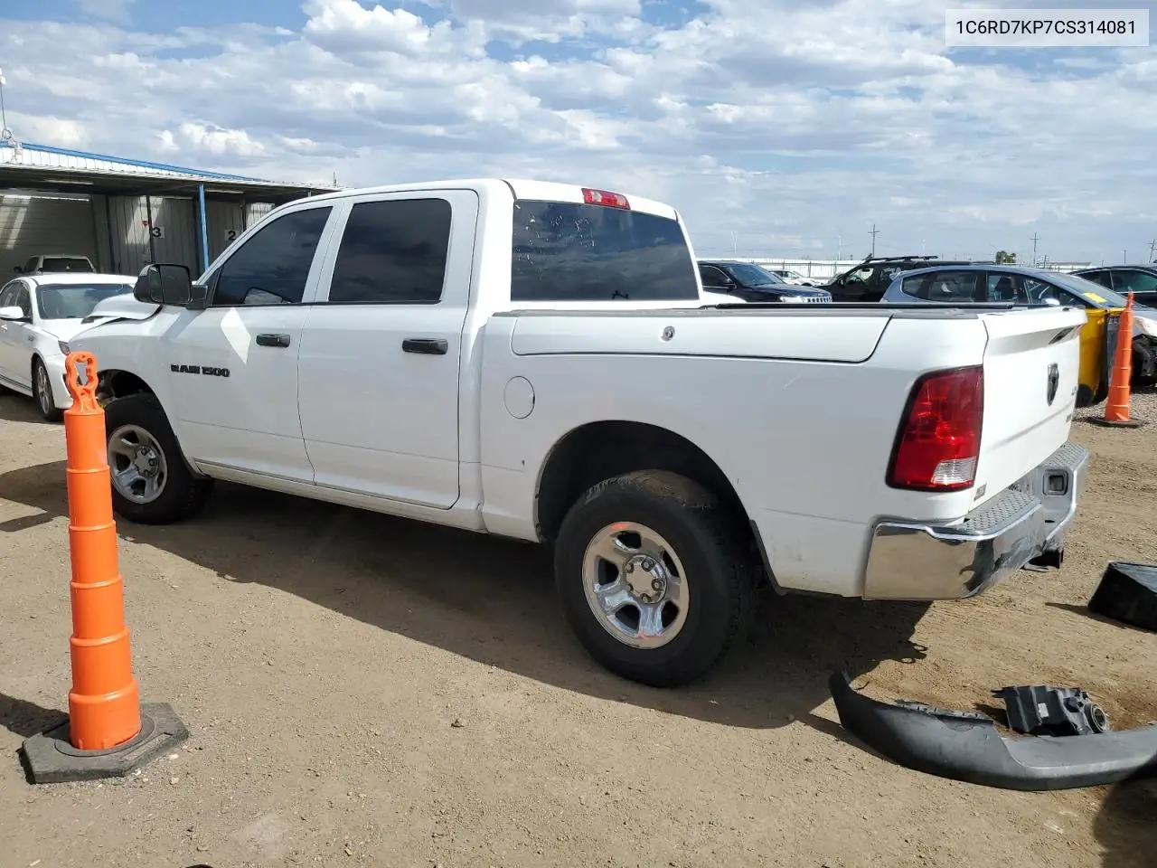 2012 Dodge Ram 1500 St VIN: 1C6RD7KP7CS314081 Lot: 65838585